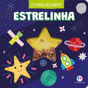 Imagem de Livro Infantil Estrelinha interativo com estrela chacoalhável - Leituras Brilhantes