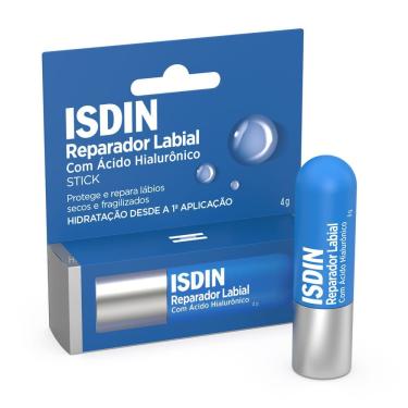 Imagem de Reparador Labial Isdin com Acido Hialurônico Stick 4g