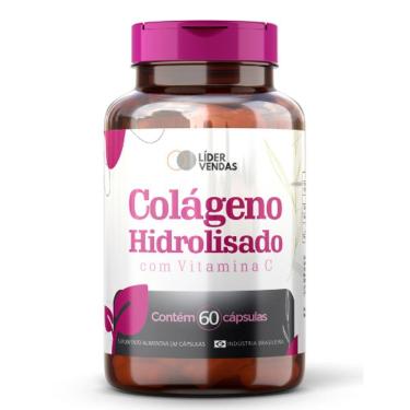 Imagem de Colágeno Hidrolisado Com C 800 Mg 60 Cápsulas: Pele Mais Firme E Jovem Em Cápsulas!
