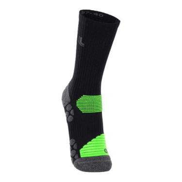 Imagem de Meia Lupo Sport Cano Longo Fitness Ciclismo Trilha, Preto, 37-40