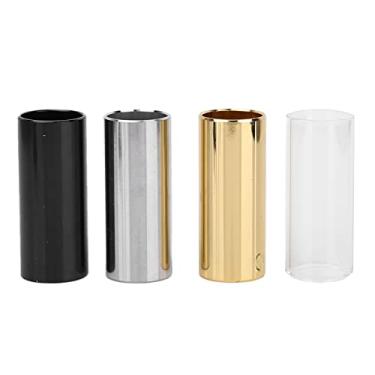 Imagem de RiToEasysports Conjunto de Palhetas de Aço Inoxidável Com Tampa de Vidro Deslizante, Qualidade Profissional, Acabamento Fino, Excelente Aderência, Entonação, Tom Quente, Baixo Acústico Elétrico,