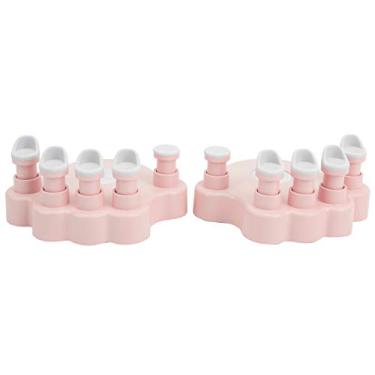 Imagem de RiToEasysports Corretor de Treinamento de Dedo de Piano, Treinador de Força, Dispositivo Antiflexão de Mão para Iniciantes e Amantes de Piano Amadores, Material ABS + Gel de Sílica (Róseo)