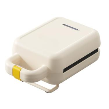 Imagem de Sanduicheira Elétrica 600W Antiaderente Grelha Removível Portátil Fácil de Limpar Compacta(110V)