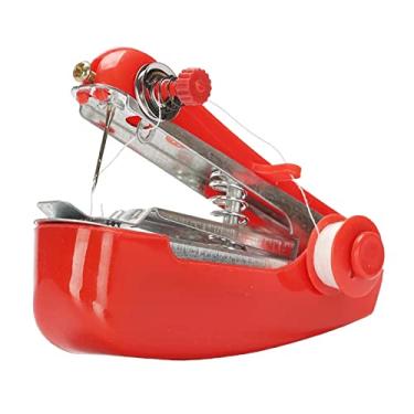 Imagem de barenx Máquina de costura portátil, máquinas de conserto de mesa domésticas portáteis