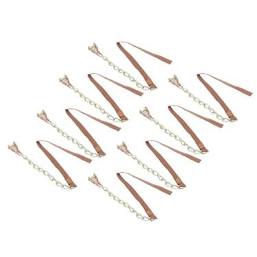 Imagem de RiToEasysports Corrente para Pneus de Neve Liga de Aço Espessada Conjunto de Corrente Antiderrapante Ajuste Universal para Caminhonete SUV de Carro 165 a 265 Mm Largura do Pneu Tração de Segurança