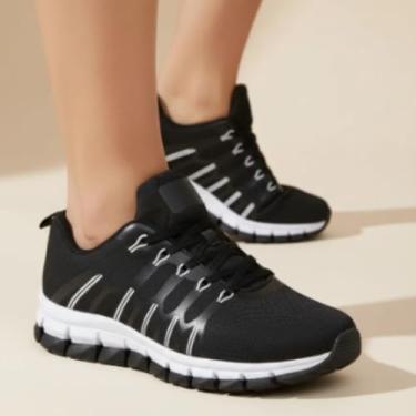 Imagem de Tenis Caminhada Olymp Comforto Corrida Academia Absolut (Preto, BR, Adulto, Numérico, 39)