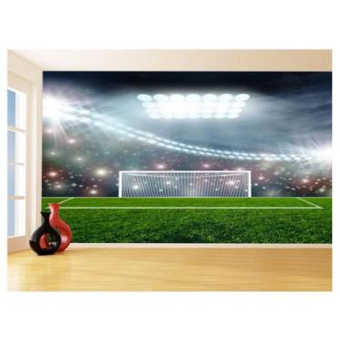 Imagem de Papel De Parede 3D Esporte Estádio Gramado Campo 3,5M Spt73 - Você Dec