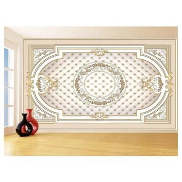 Imagem de Papel De Parede 3D Floral Textura Sala Flores 3,5M Xfl357 - Você Decor