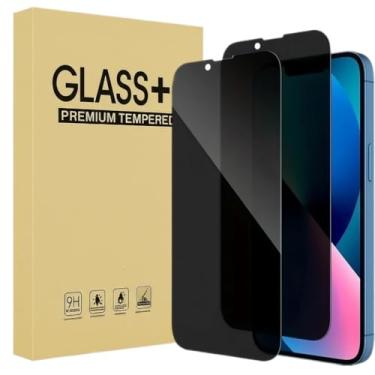 Imagem de Pacote com 2 protetores de tela de privacidade compatíveis com iPhone 14 Pro Max e iPhone 15plus [6,7 polegadas], filme de vidro temperado privado antiespião, compatível com capas, [dureza 9H] - HD