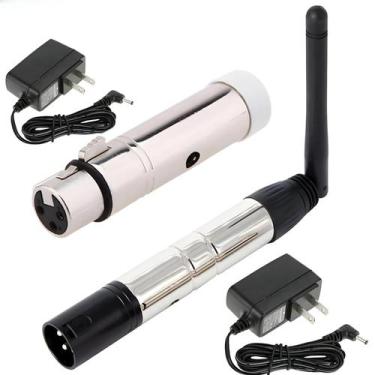 Imagem de Controlador DMX512 Sem Fio ISM Transmissor Receptor XLR Para Festa Dis