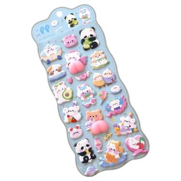 Imagem de Adesivos 3D | Decalques 3D para Scrapbooking - Decalques De Gato Para Garrafas De Água,Para Diario Scrapbook Estojo Tablet Capa De Telemovel Garrafa De Agua Portatil Skateboard