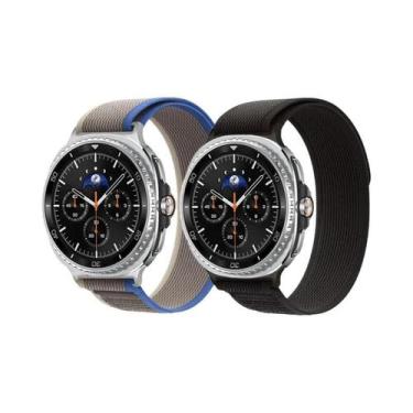 Imagem de Pulseira Esportiva De Nylon Para Samsung Galaxy Watch 8 40mm 44mm 46mm