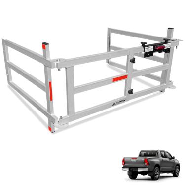 Imagem de Extensor de Caçamba Hilux SRX 2016 a 2025 Dobravel EDD Prata