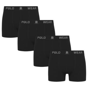 Imagem de Kit 4 Cuecas Boxer Polo Wear Masculina