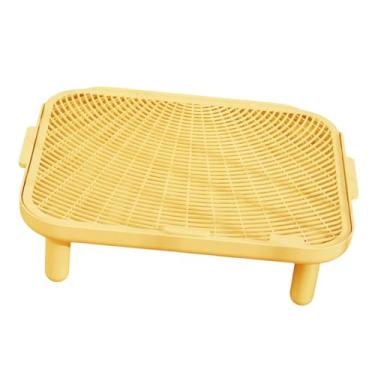 Imagem de Bothyi Tapete de armadilha para areia de gato, grande capacidade, pernas removíveis, antiderrapante, rampa para armadilha, caixa de areia, degrau para pátio, Grande