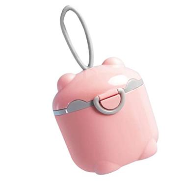 Imagem de Generic Recipiente de Fórmula para Bebês, Dispensador Leve à Prova de Vazamento de Leite Em pó para Uso Em Viagens, Armazenamento Portátil de Lanche para Pais (Rosa)