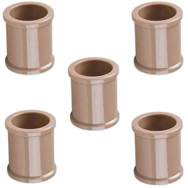 Imagem de Luva Pvc 20Mm Marrom Conexão Encanamento Kit 05 Un