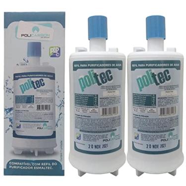 Imagem de Kit 2 Filtro Refil Purificador Agua Esmaltec Acqua 7 Purágua