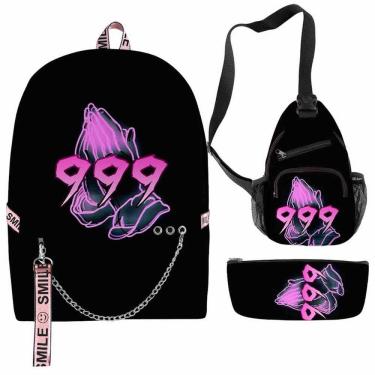 Imagem de Conjunto de mochilas Juices World s Cartoon Kids School 3 unidades