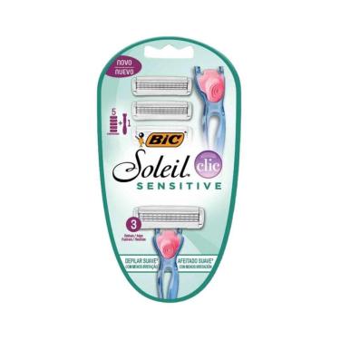 Imagem de Aparelho Depilatorio Bic Soleil Cli Sensitive 5 Cargas