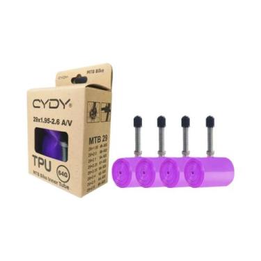 Imagem de Câmara De Ar Para Bicicleta MTB 29 26 27.5 29x1.95-2.6 Polegadas TPU V