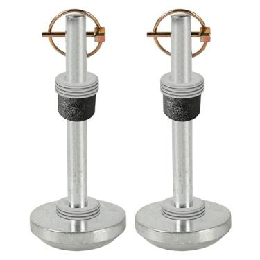 Imagem de AR-PRO (Pacote com 2) de substituição para limpa-neve para lâminas ATV UTV, serve para eixo de 5/20.3 cm – Compatível com arados de alce – Inclui pinos, amortecedores de borracha, arruelas