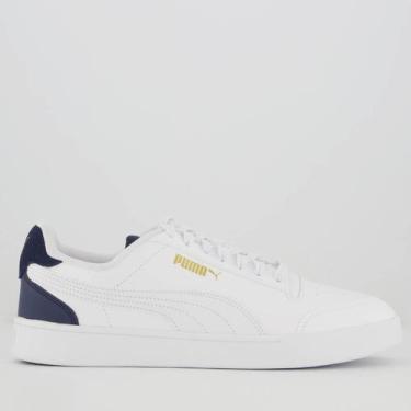 Imagem de Tênis Puma Shuffle Branco e Dourado, 41
