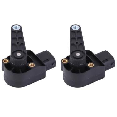 Imagem de Sensor de nível de altura de suspensão de 2 peças para Mercedes CLS 400 CLS 550 GL 350 450 550 GLE43 AMG GLE350 2012-2019 3.0L 5.5L Sensor de nível de altura de suspensão a ar sensor de nível