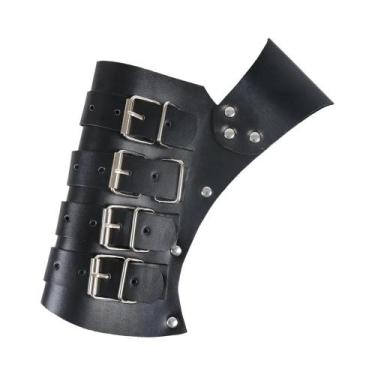 Imagem de Cinto De Couro De Cortiça Mágica Escura Com 3 Garrafas De Vidro Acessó