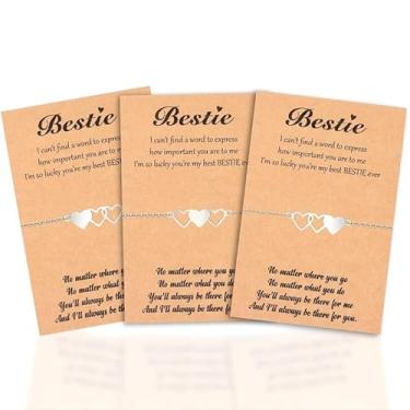 Imagem de Kit de combinação de pulseira Best Friend para mulheres, irmãs, joias de aniversário de longa distância, boêmio, moda, presentes de amizade para mulheres, presentes de Natal, Dia dos Namorados, Medium