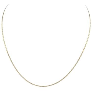 Imagem de Corrente Feminina Piastrine Ouro 18K 750 Maciça 45 cm Delicada com Certificado