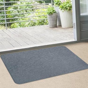 Imagem de 2 Tapete Lavanderia Antiderrapante Absorvente Ln 45x65 Vr (CINZA escuro grafite preto)