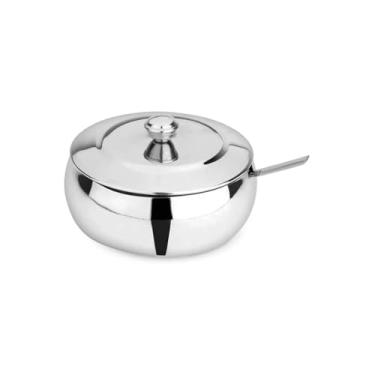 Imagem de Farinheira Multiuso com Medidas, Plástico, Tampa Vermelha, Transparente, 15x14cm, Livre de BPA, Armazenamento de Alimentos