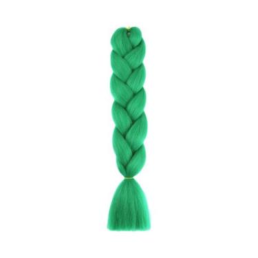 Imagem de Extensões De Cabelo Sintético Multicolorido Roxo De 24 Polegadas Para 