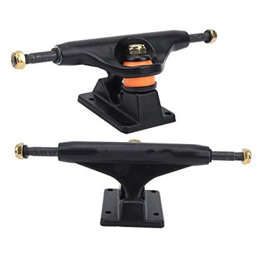 Imagem de KIMISS Suporte Profissional de Skate de Bordo, 2 Peças, Acessório Leve de Liga de Alumínio Mg para Esportes Ao Ar Livre (Preto)