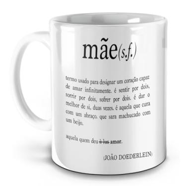 Imagem de Caneca Mãe 325ml – Presente com Frase e Ilustração Mãe e Filha