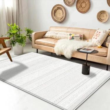 Imagem de Tapete geométrico para sala de estar, decoração de casa, tapete para quarto, closet (180 x 250 cm / ML002-sem fiapos-2)