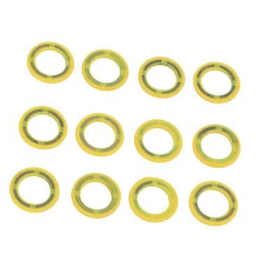 Imagem de Tbest Arruela de Vedação do Tampão de Drenagem da Caixa de Engrenagens 8M0007119 Substituição de Metal de Borracha Durável à Prova de Alta Temperatura para Unidades Mercruiser Modelos