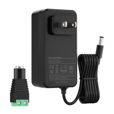 Imagem de BTF-LIGHTING 24 volts 3 Amp AC100-240V para DC24V3A Max72W terno 2A 1A dispositivo transformador conversor adaptador de energia com conector de saída CC 5,5 x 2,5 mm para RGBW5050 WS2811 5050 3528 FOB