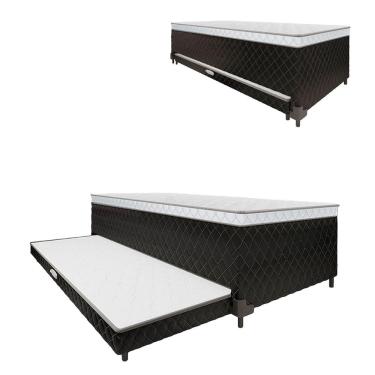 Imagem de Bicama Box Conjugada de Espuma D28 e Auxiliar de Espuma Veronna Solteiro 88cm