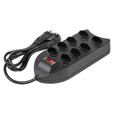 Imagem de Protetor Eletrônico C-8 Tomadas Epe1008 Preto