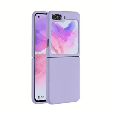 Imagem de Capa com Anel Suporte Compatível Galaxy Z Flip 5 Case Anti Impacto (Lilás)