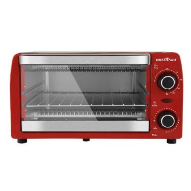 Imagem de Forno Eletrico Britania 10l Ultra 1000w Compact RED 220V