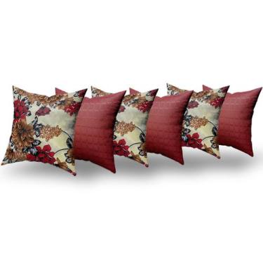 Imagem de Almofadas Decorativas Com 6 Unidades Quarto Sala Com Ziper e Refil de 