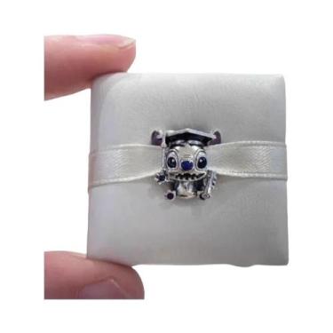 Imagem de Pingente De Charme Lilo & Stitch Angel Em Prata 925 Para DIY, Presente