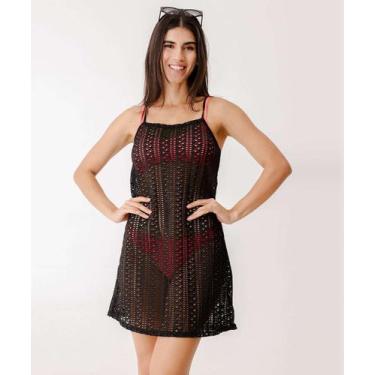 Imagem de Vestido Saída de Praia Marisa Preto-83057, Preto, GG