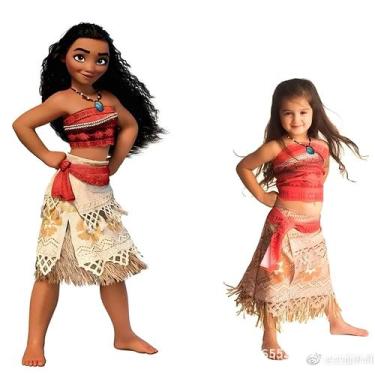 Imagem de Fantasia De Cosplay Da Princesa Moana Para Mulheres, Vestido Adulto Pa