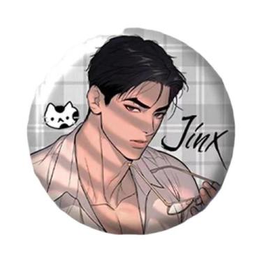 Imagem de 58mm anime jinx cosplay traje crachá pino spte flandres broche prop pr