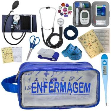 Imagem de Kit Enfermagem Completo Top + Medidor Glicose  - PREMIUM, P.A. Med, IN