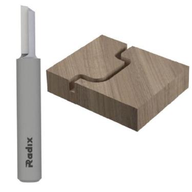 Imagem de Fresa Reta Rasgo 4mm G15 Para Tupia Manual 150410-01 haste 06mm Radix